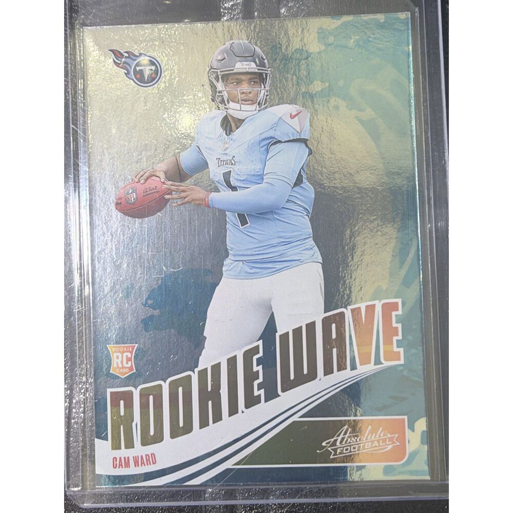 2025 Panini Absolute Rookie Wave Cam Ward RC #RW-CWD Titans